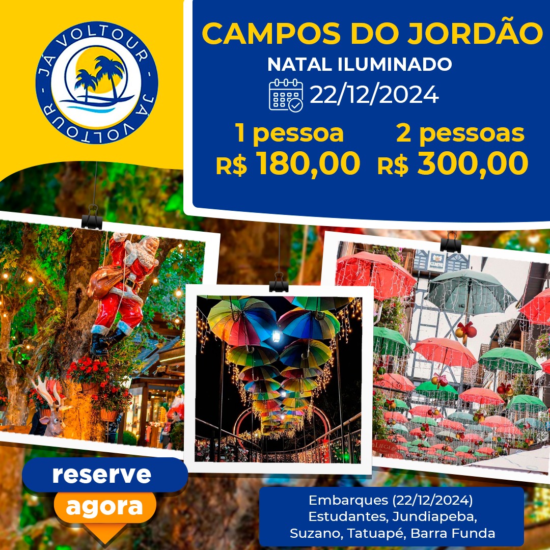 Campos do Jordão Natal Iluminado 22/12/24